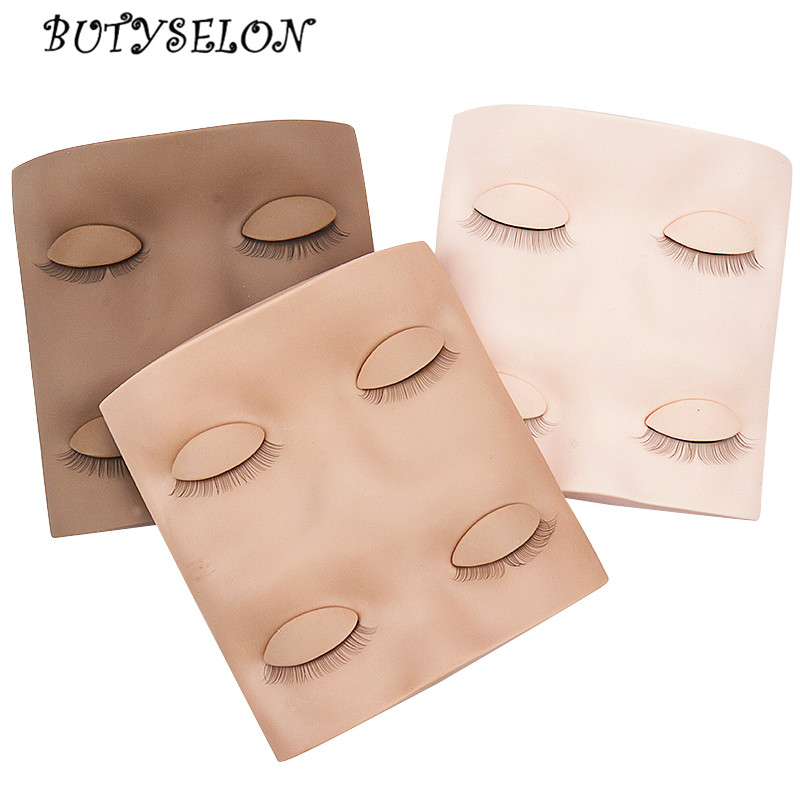 Eyelash Extension Model - Silikonowy manekin z główką rzęs Zestaw