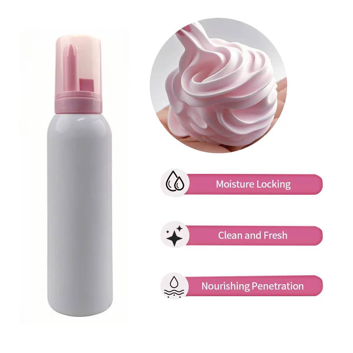 Eyelash Extension Foam Cleanser - Dostosowany szampon do rzęs z bitą