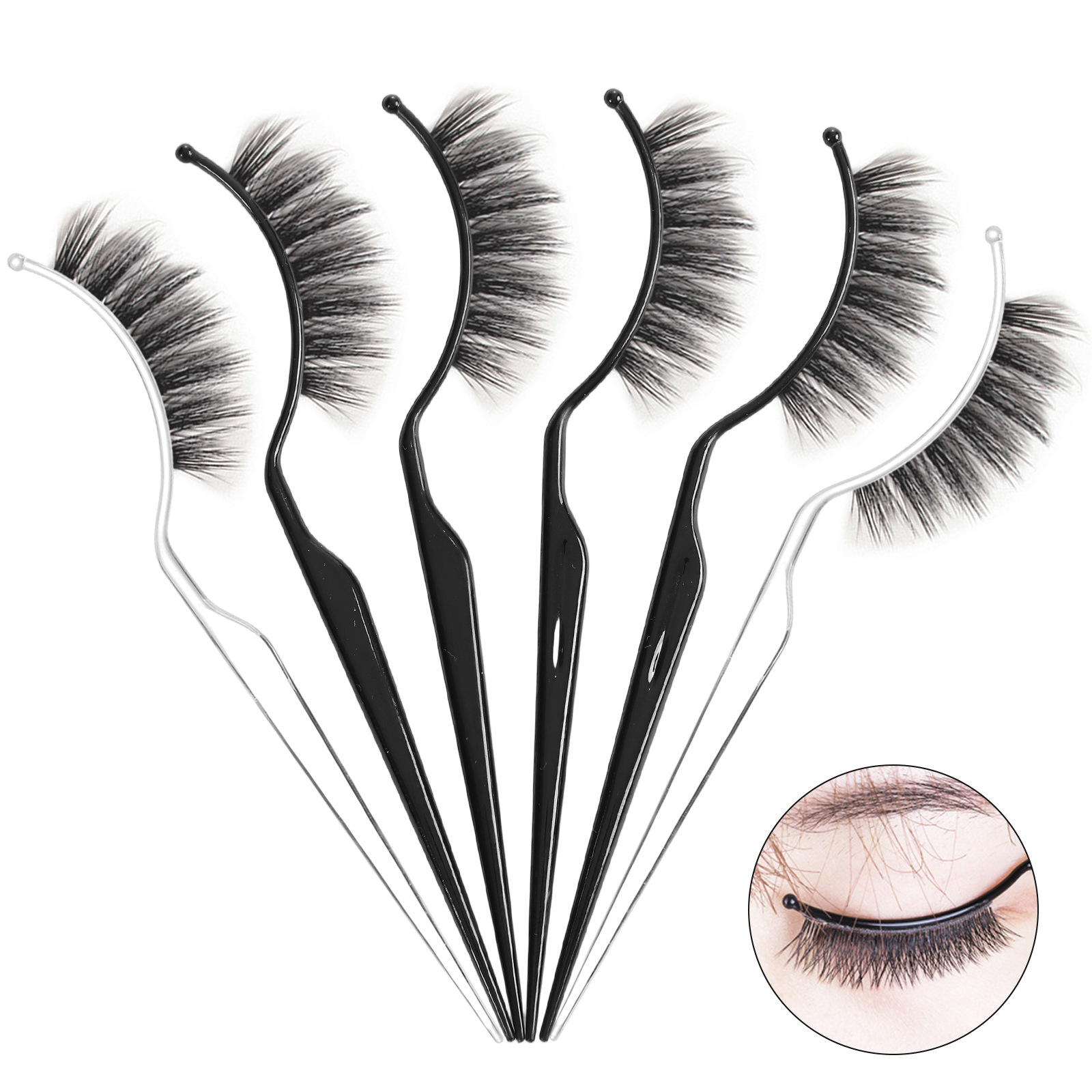 Eyelash Extension Model - 10 szt. Przyrząd do testowania sztucznych