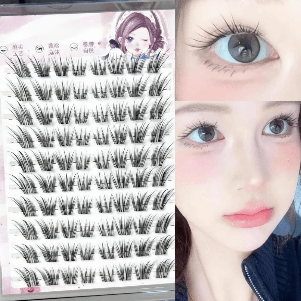 Eyelash Extension In Chinese - Sztuczne rzęsy w całym pasku, nowy
