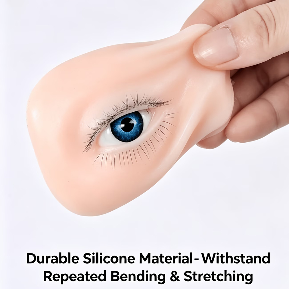 Eyelash Extension Model - 3-warstwowy silikonowy model oka do ćwiczeń