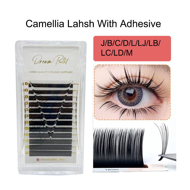 Eyelash Extension Review - Rzęsy Dream Ballet Camellia z klejem