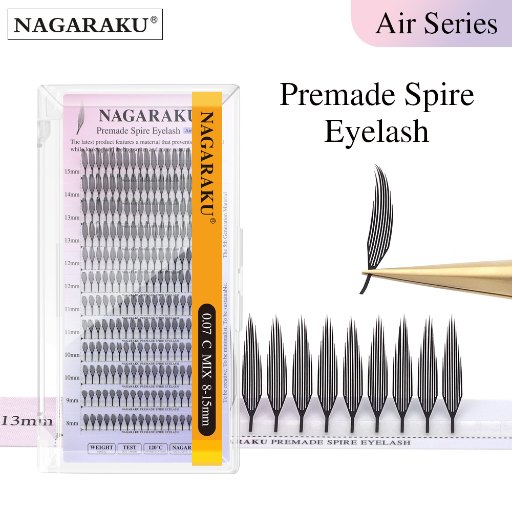 Eyelash Extension Hybrid - NAGARAKU Premade Spire Eyelash Anime Effect