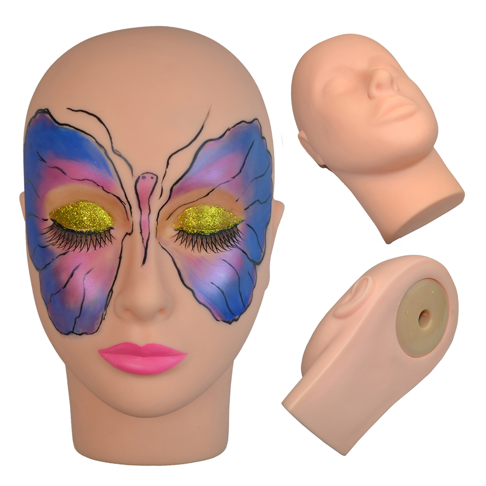 Eyelash Extension Model - Główki manekinów do ćwiczeń przedłużania rzęs