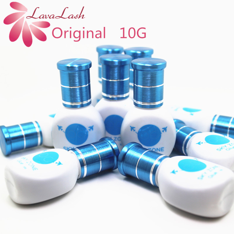 Eyelash Extension No 10 - 10 Butelek/Partia Oryginalny Koreański Klej Sky