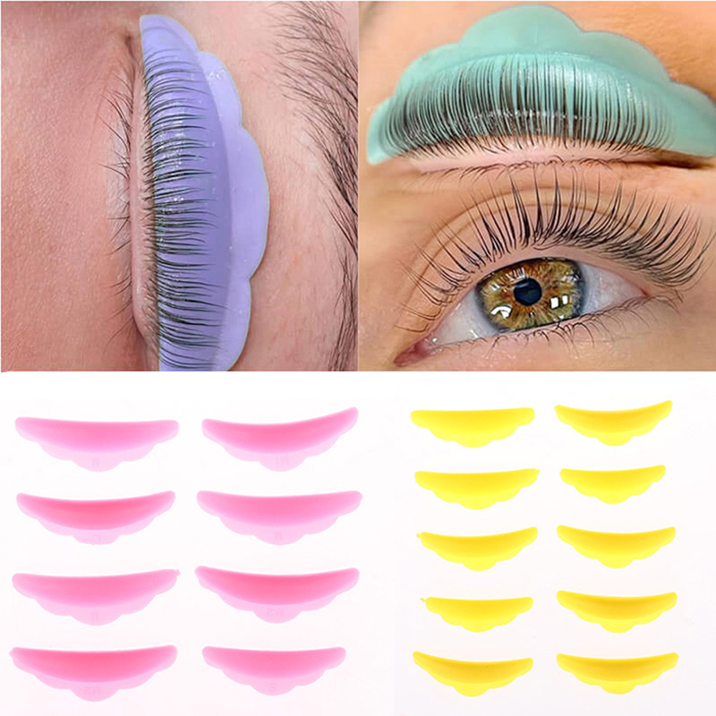 Eyelash Extension Review - 5Pairs Lash rzęs szczepienia silikonowe Perm