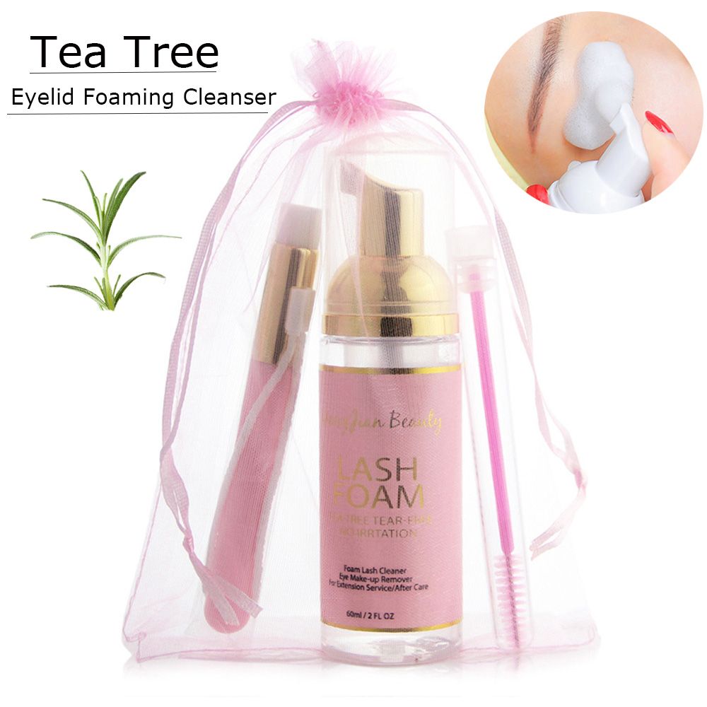 Eyelash Extension Foam Cleanser - Gorący bezpieczny dla naturalne rzęsy niedrażniący