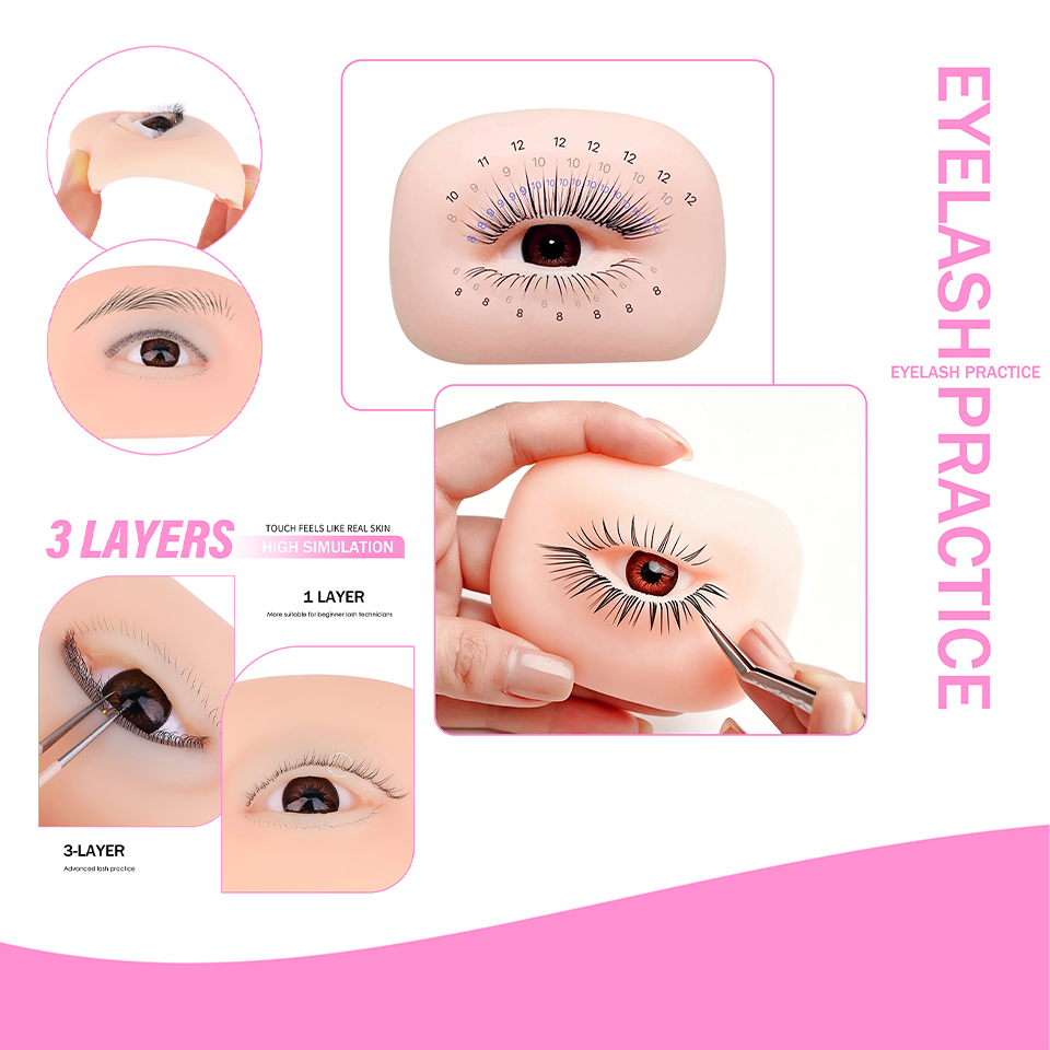 3-warstwowe rzęsy wielokrotneg – Eyelash Extension Model recenzja i cena
