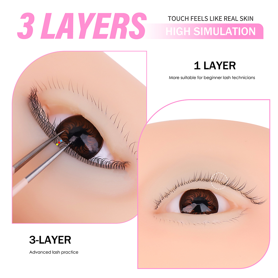 3-warstwowe rzęsy wielokrotneg – Eyelash Extension Model recenzja i cena