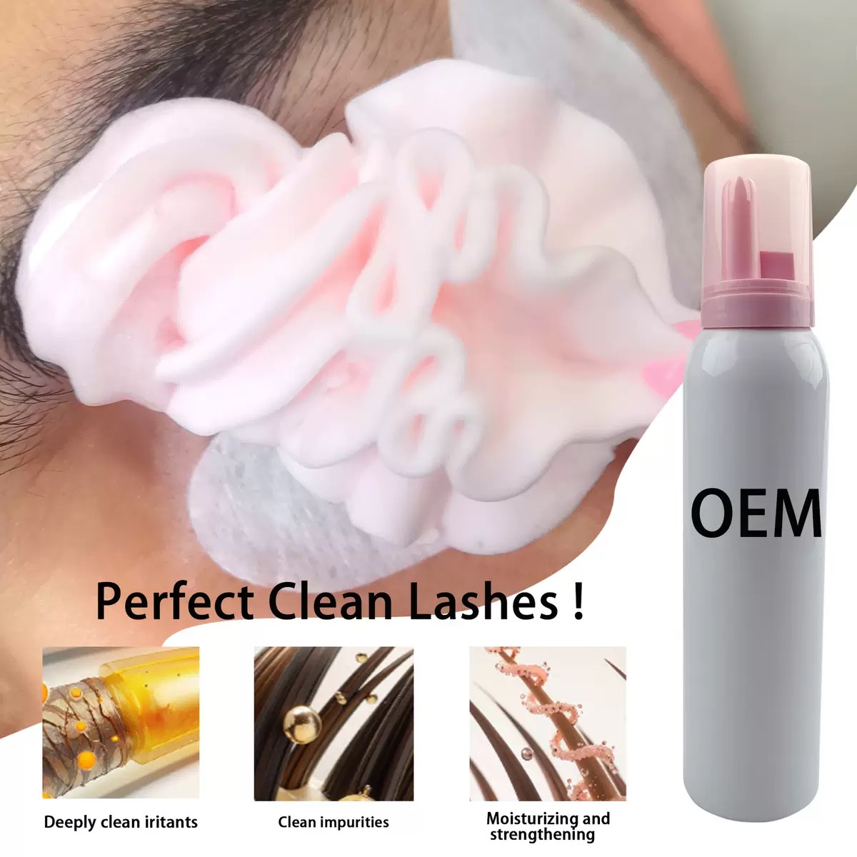 Dostosowany szampon do rzęs z  – Eyelash Extension Foam Cleanser recenzja i cena