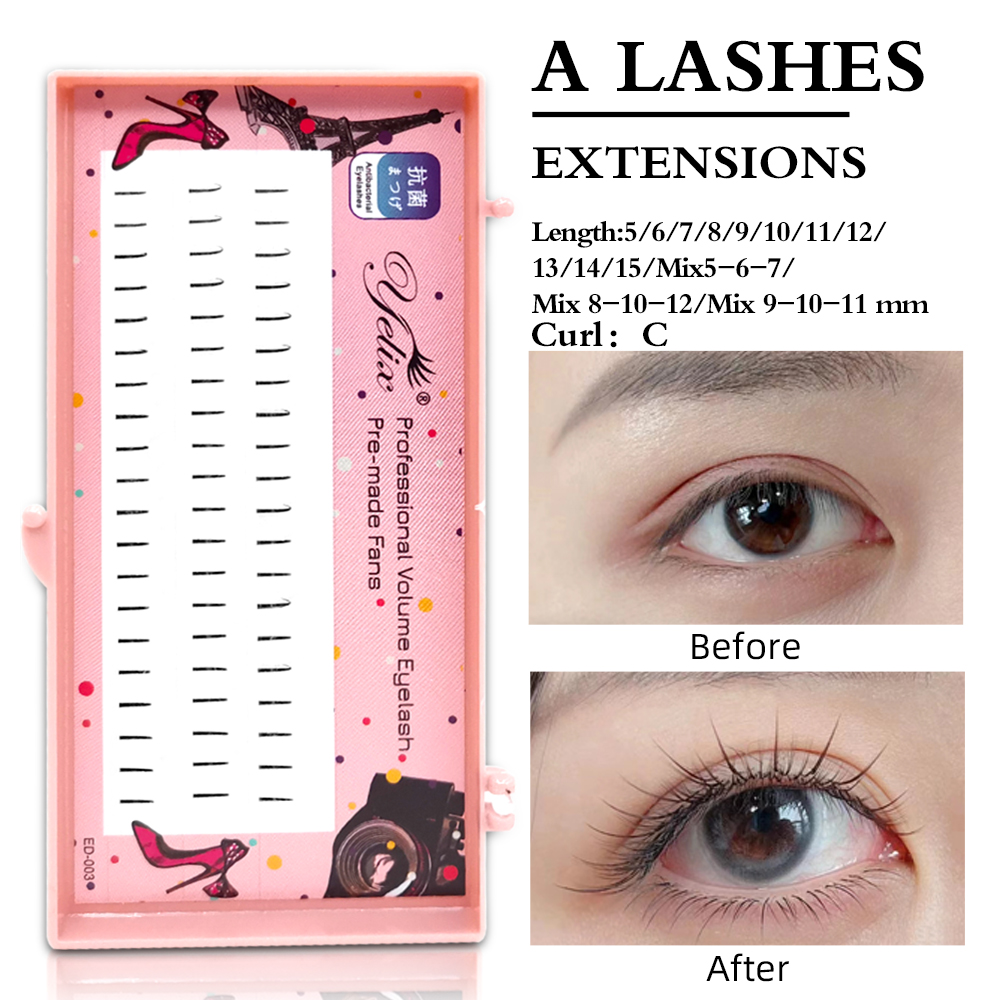 Yelix Naturalne Miękkie Pojedy – Eyelash Extension C Curl recenzja i cena