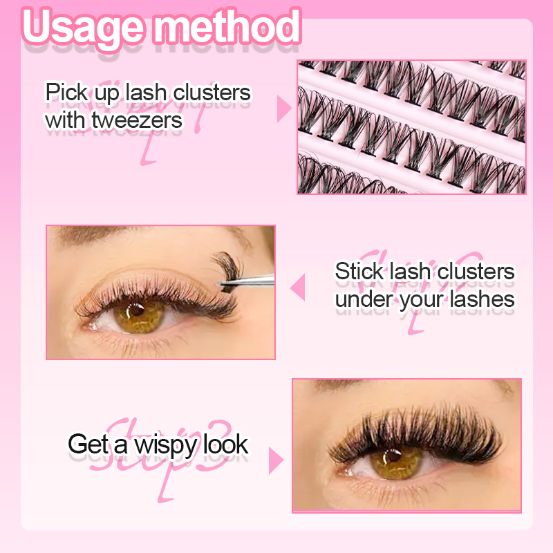 Rzęsy pojedyncze, kępki rzęs 8 – Eyelash Extension Eyelash recenzja i cena