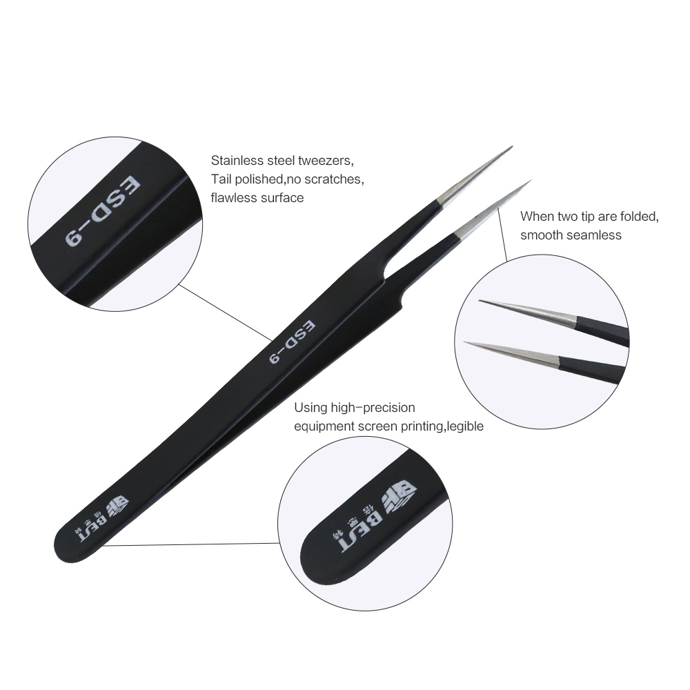 BST-ESD-9 Pęseta antystatyczna – Eyelash Extension In Chinese recenzja i cena