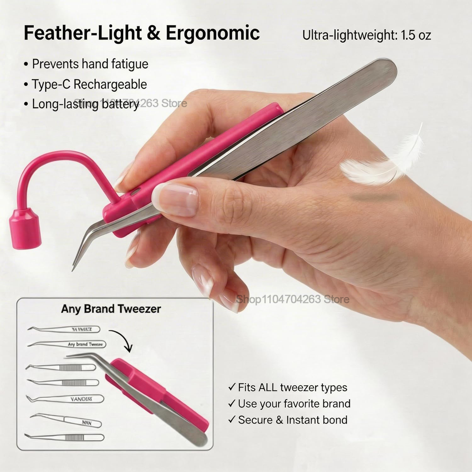 Mini lampa UV do rzęs 180 °    – Eyelash Extension Uv recenzja i cena
