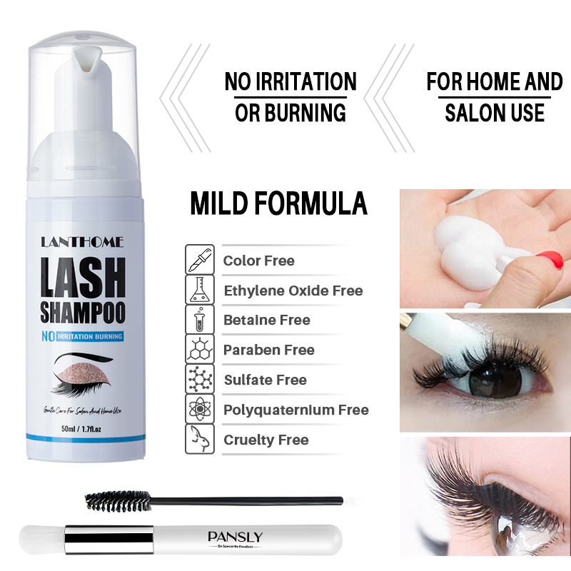 50ML Lanthome Pro szampon do p – Eyelash Extension Foam Cleanser recenzja i cena