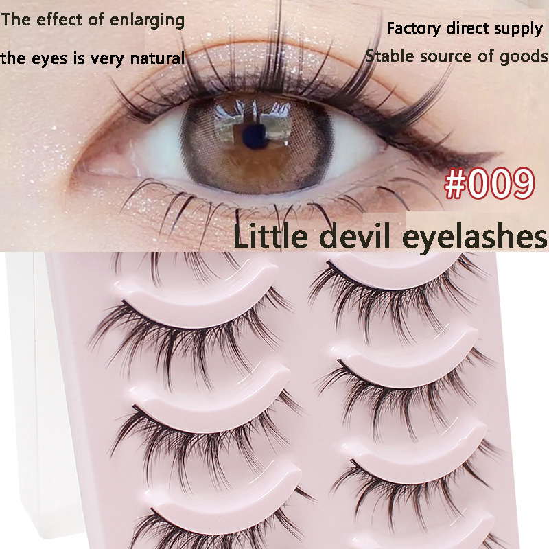 Sztuczne rzęsy 5 par, naturaln – Eyelash Extension In Chinese recenzja i cena