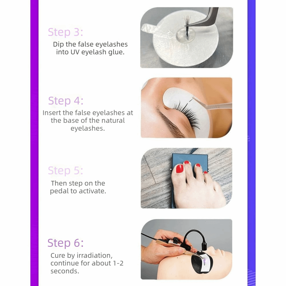 Przenośna lampa UV do przedłuż – Eyelash Extension Uv recenzja i cena