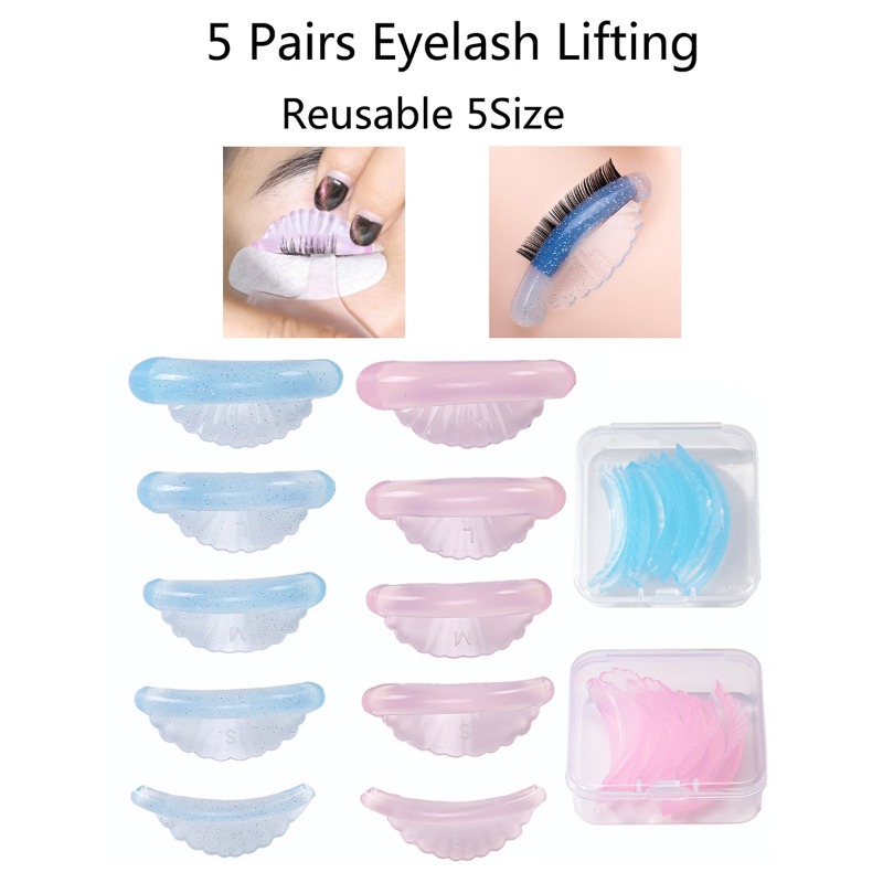 5 Par Silikonowych Podkładek d – Eyelash Extension C Curl recenzja i cena