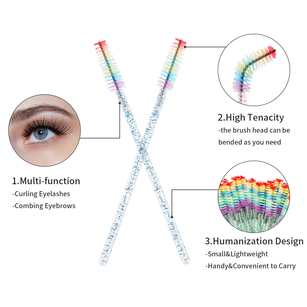 50 SZT. Tęczowe Kryształowe Pę – Eyelash Extension Review recenzja i cena
