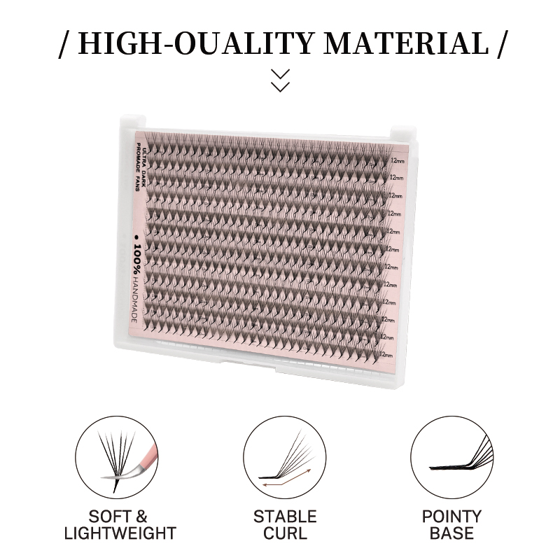 360/600 Rzęsy Bukietowe L Curl – Eyelash Extension Hybrid recenzja i cena