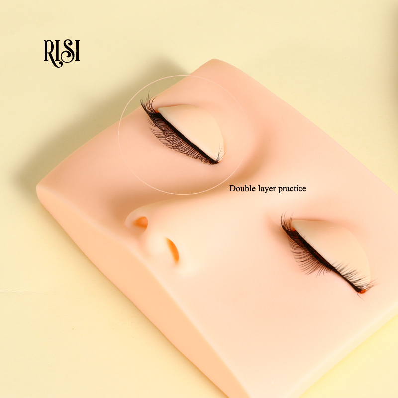 2 warstwowy silikonowy manekin – Eyelash Extension Model recenzja i cena