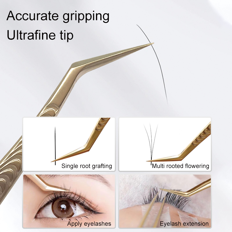 Pęseta do rzęs szczepionych, s – Eyelash Extension In Chinese recenzja i cena