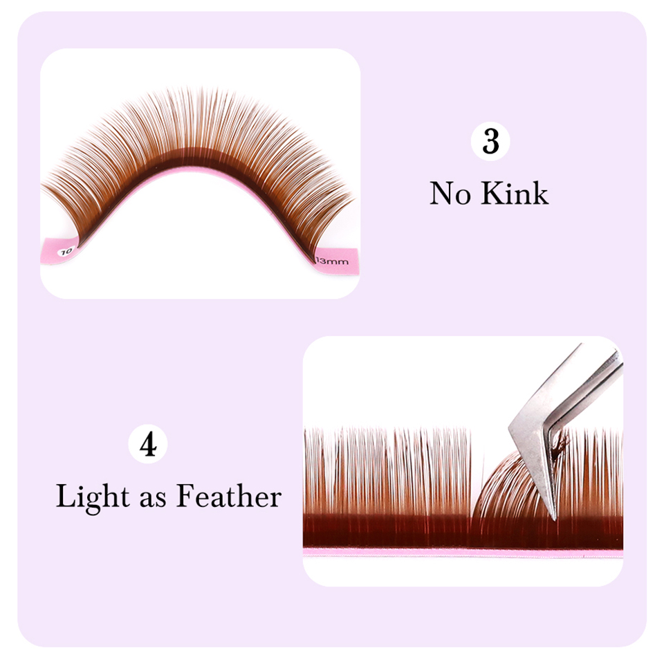 Ciemnobrązowe rzęsy do przedłu – Eyelash Extension Review recenzja i cena