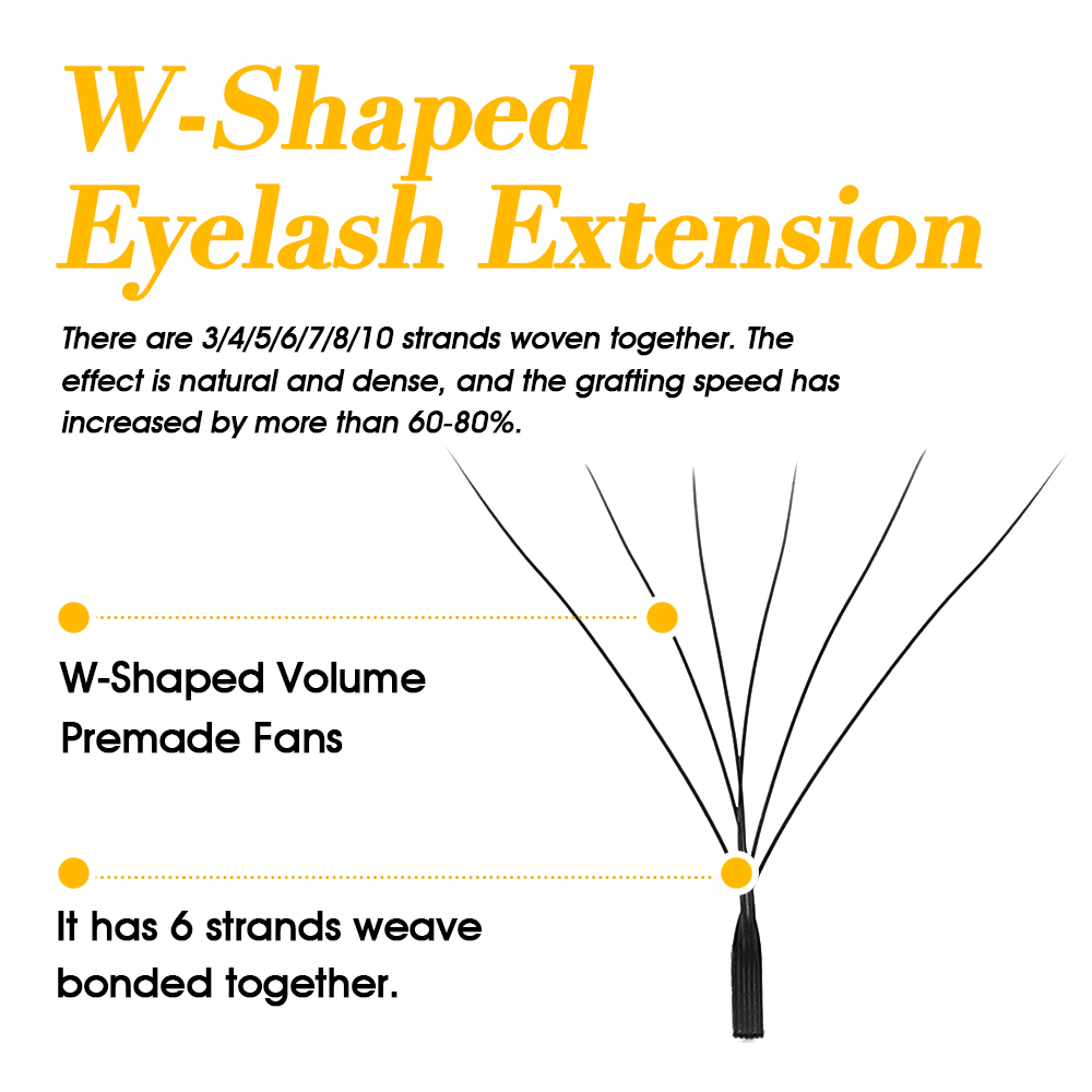 MASSCAKU 3D 6D 8D W Shape Lash – Eyelash Extension Hybrid recenzja i cena
