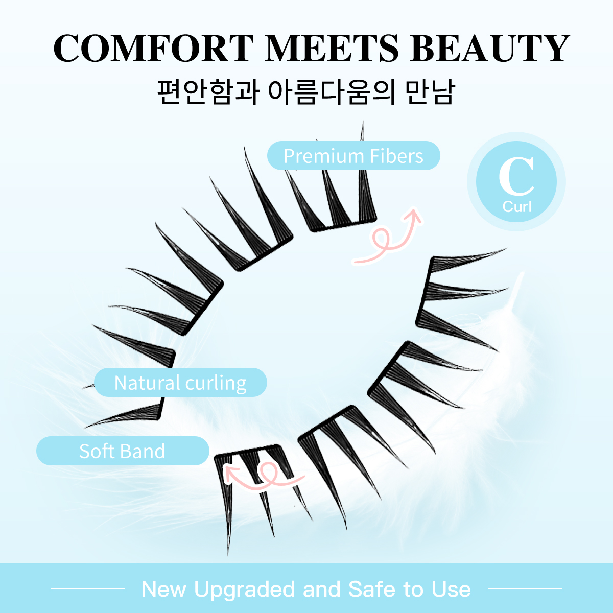 80 Kępek Sztucznych Rzęs Bez K – Eyelash Extension No 10 recenzja i cena