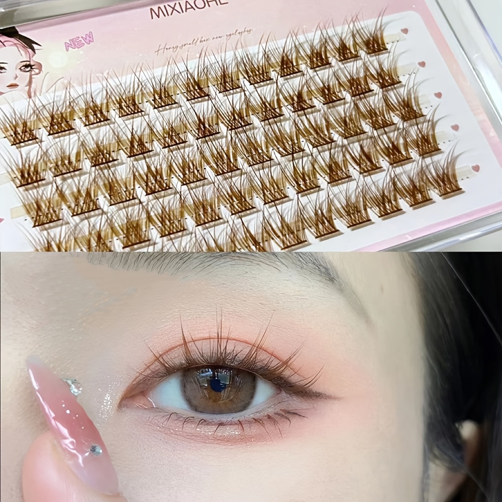 Mixiaohe Kolorowe Rzęsy 60 Kęp – Eyelash Extension Eyelash recenzja i cena