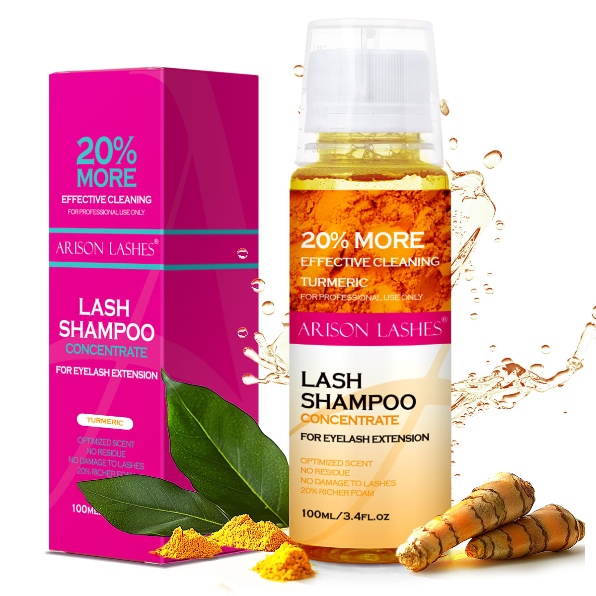 ARISON 100ml Koncentrat Szampo – Eyelash Extension Foam Cleanser recenzja i cena