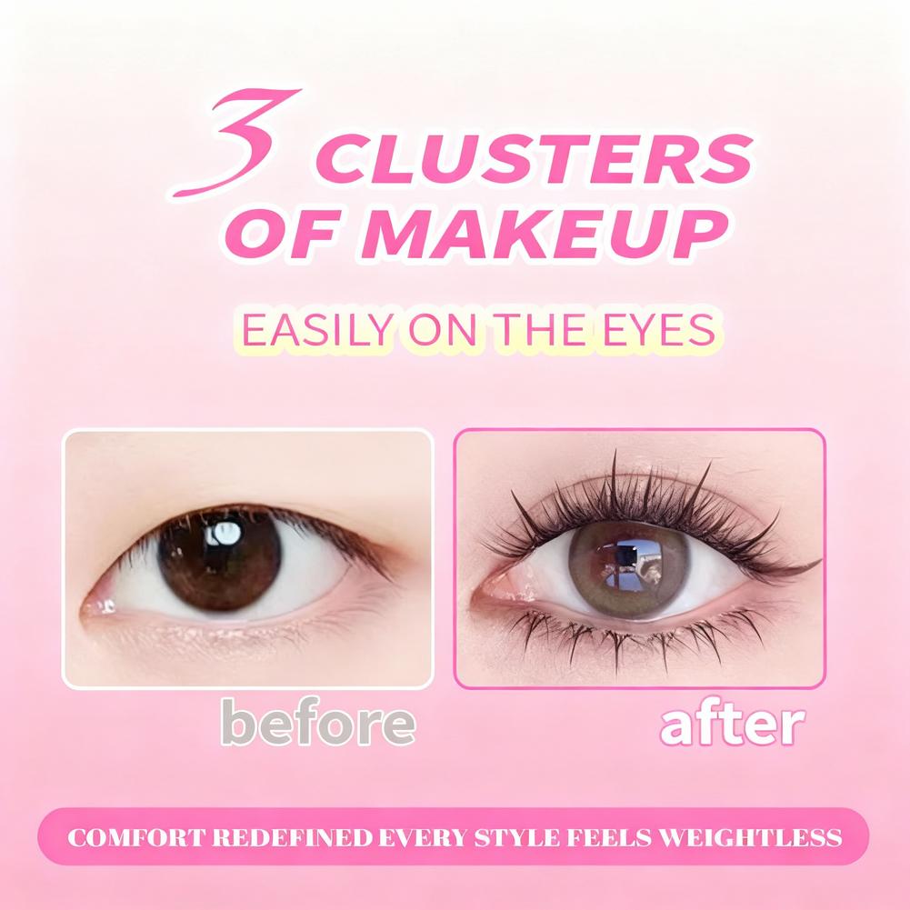 Samoprzylepne kępki rzęs, bez  – Eyelash Extension No 10 recenzja i cena