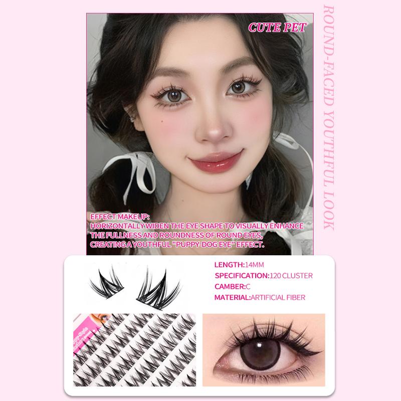 Samoprzylepne kępki rzęs, bez  – Eyelash Extension No 10 recenzja i cena