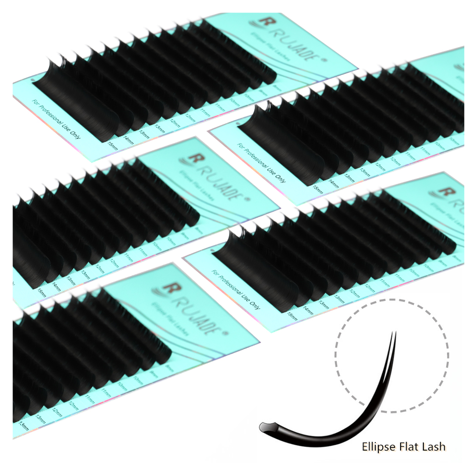 RUJADE Ellipse Flat Eyelash Ex – Eyelash Extension C Curl recenzja i cena