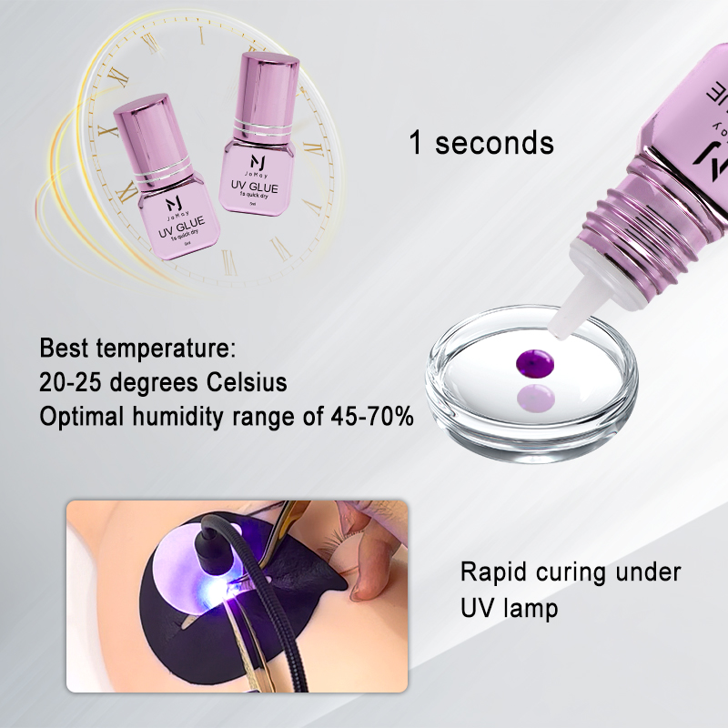 JOMAY 3 Butelki Szybkoschnący  – Eyelash Extension Uv recenzja i cena